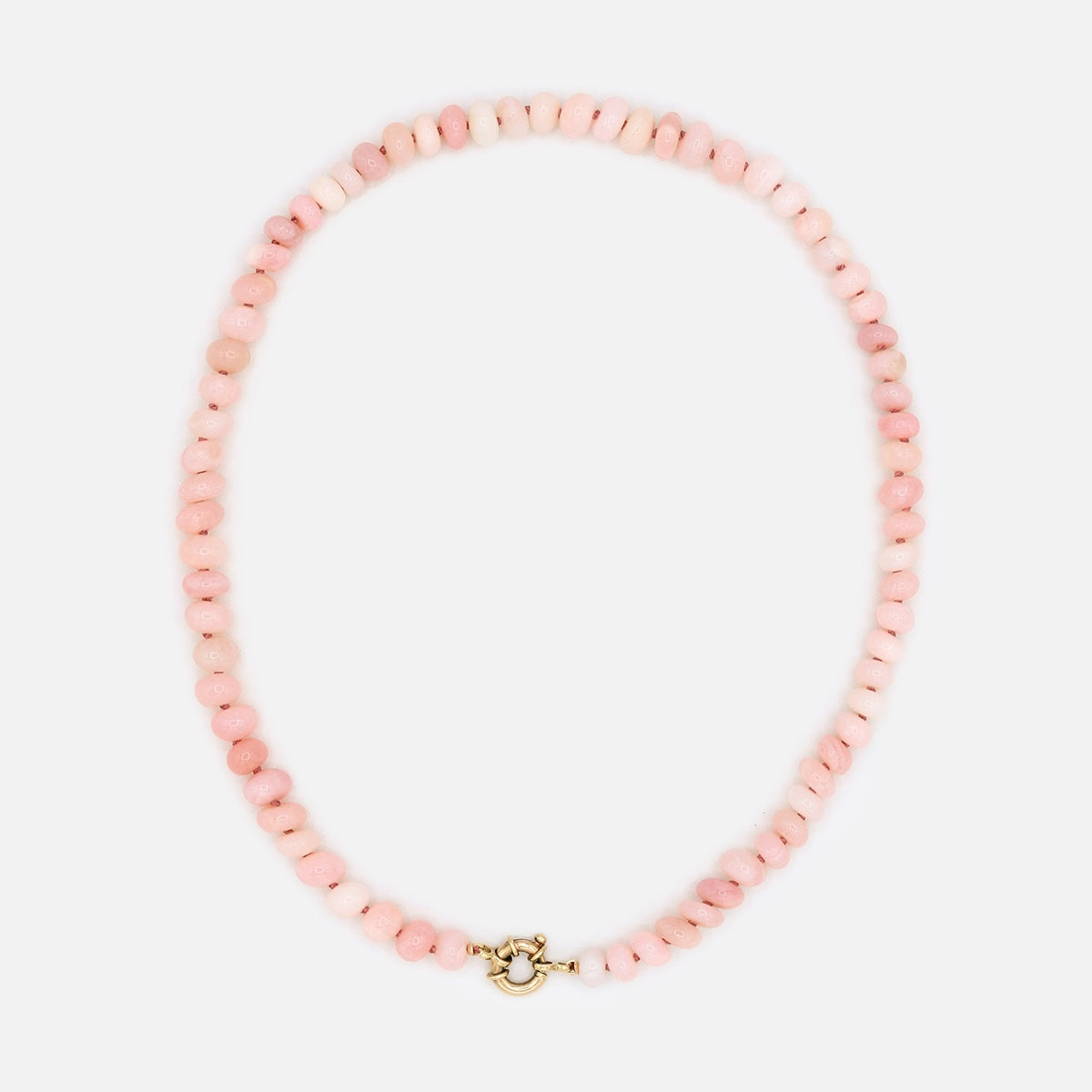 Rosewater Pink Opal Necklace