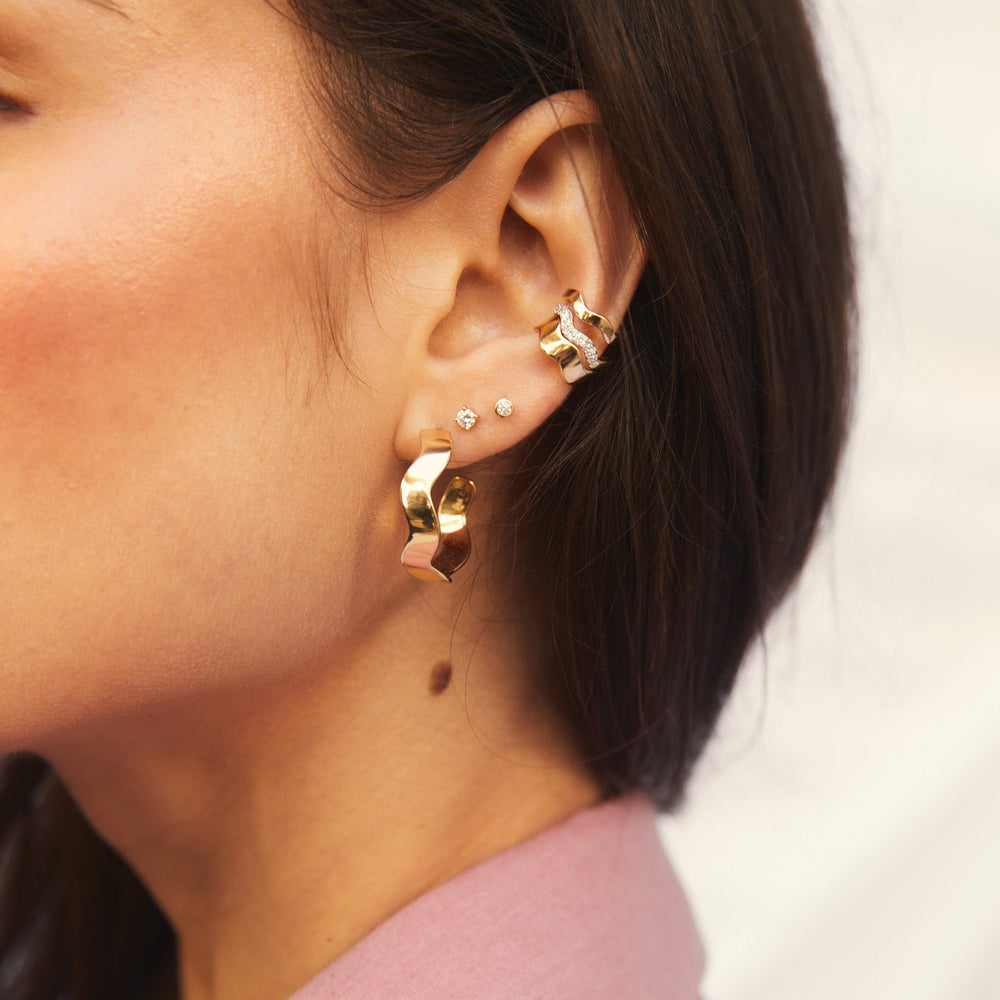 Slim Form Ear Cuff by Eriness - At Present Jewelry
