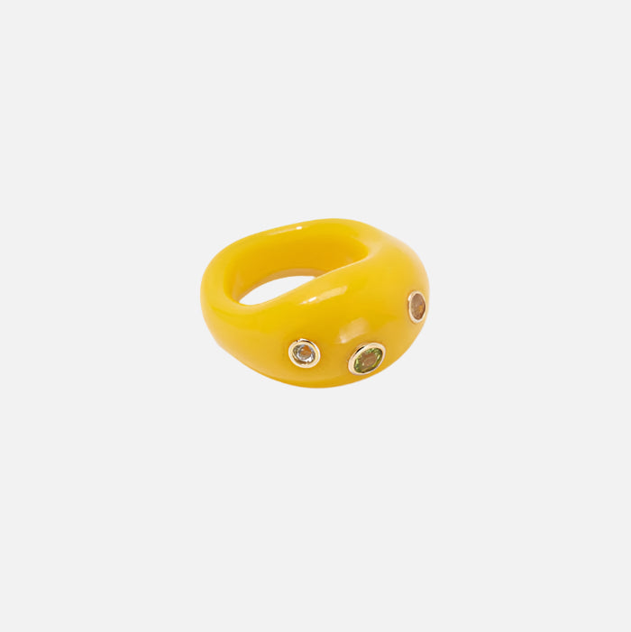 Monument Ring, Saffron by Lizzie Fortunato - At Present Jewelry