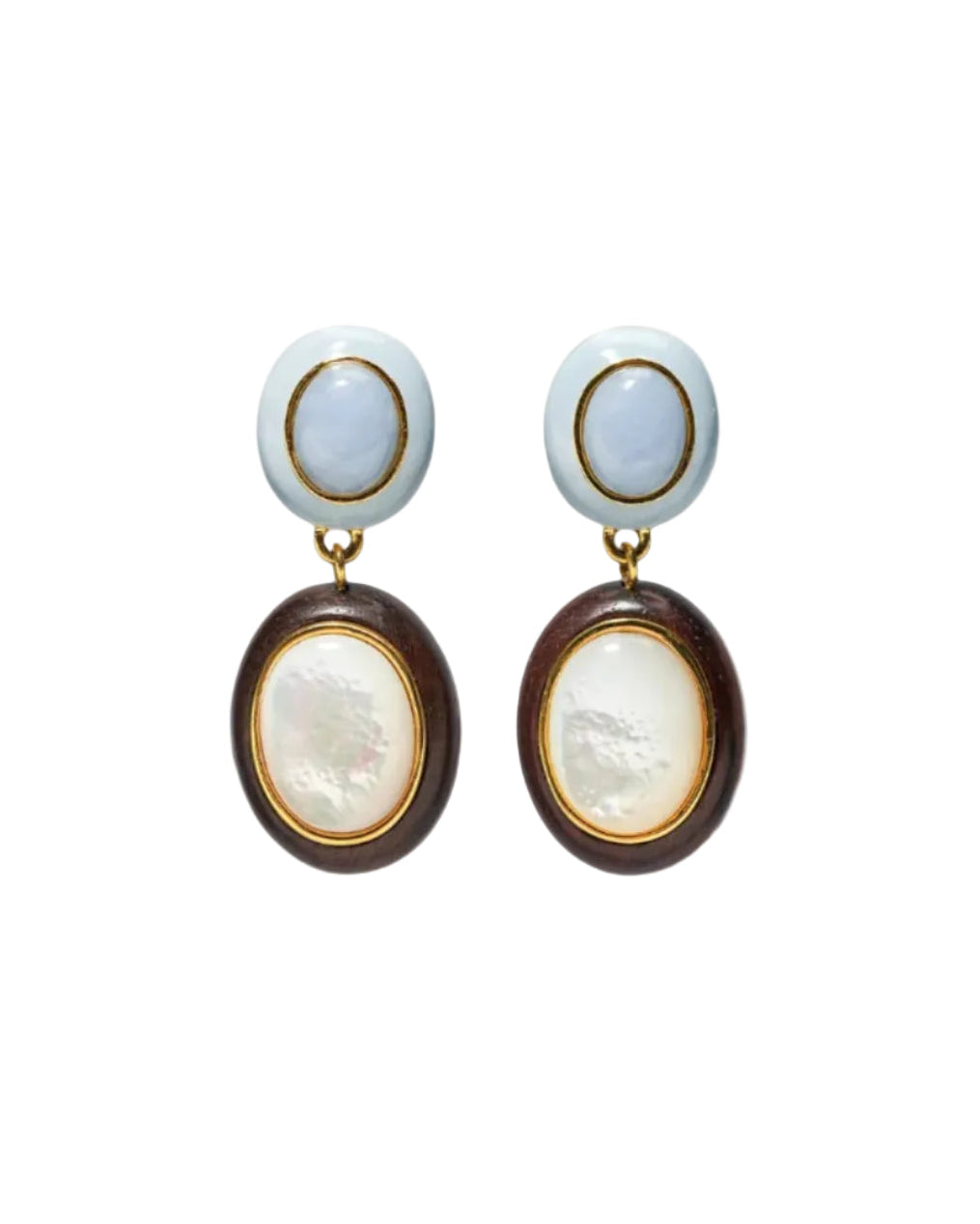 Papaya Earrings in Pearl - At Present Jewelry