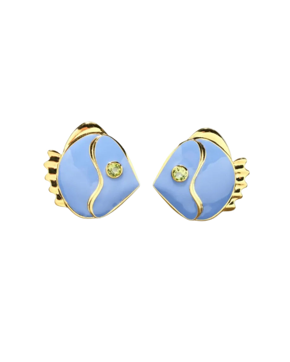 Minuki Stud Earrings in Periwinkle - At Present Jewelry