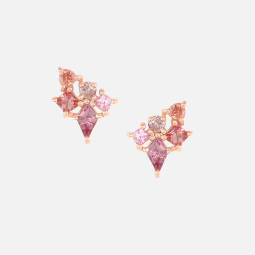 Sunset Cluster Earrings by Meredith Young - At Present Jewelry