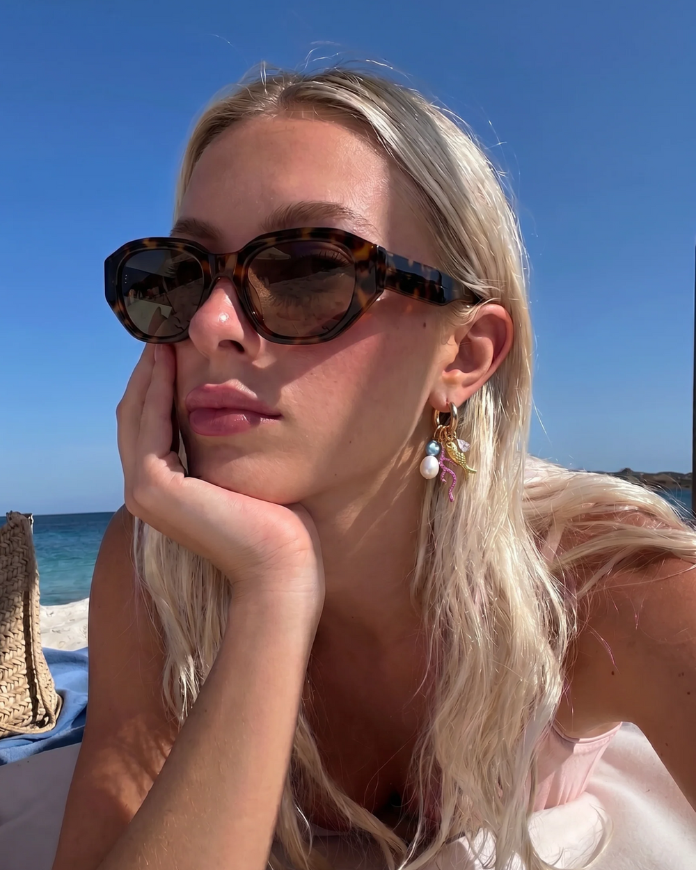 Sea You There Pearly Earrings