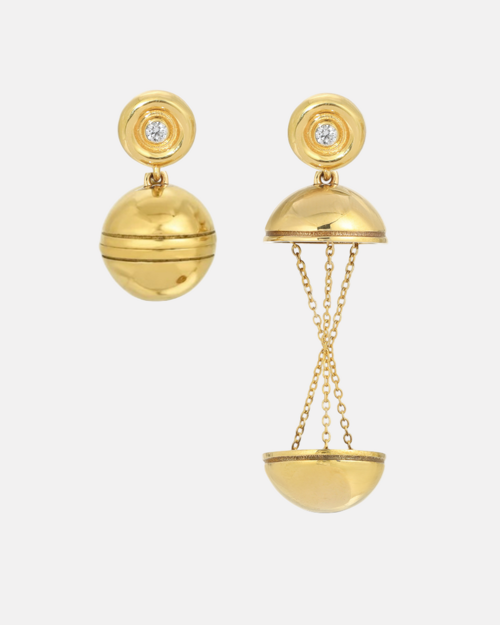 Shimmer Hatch Earrings by Monbouquette - At Present Jewelry