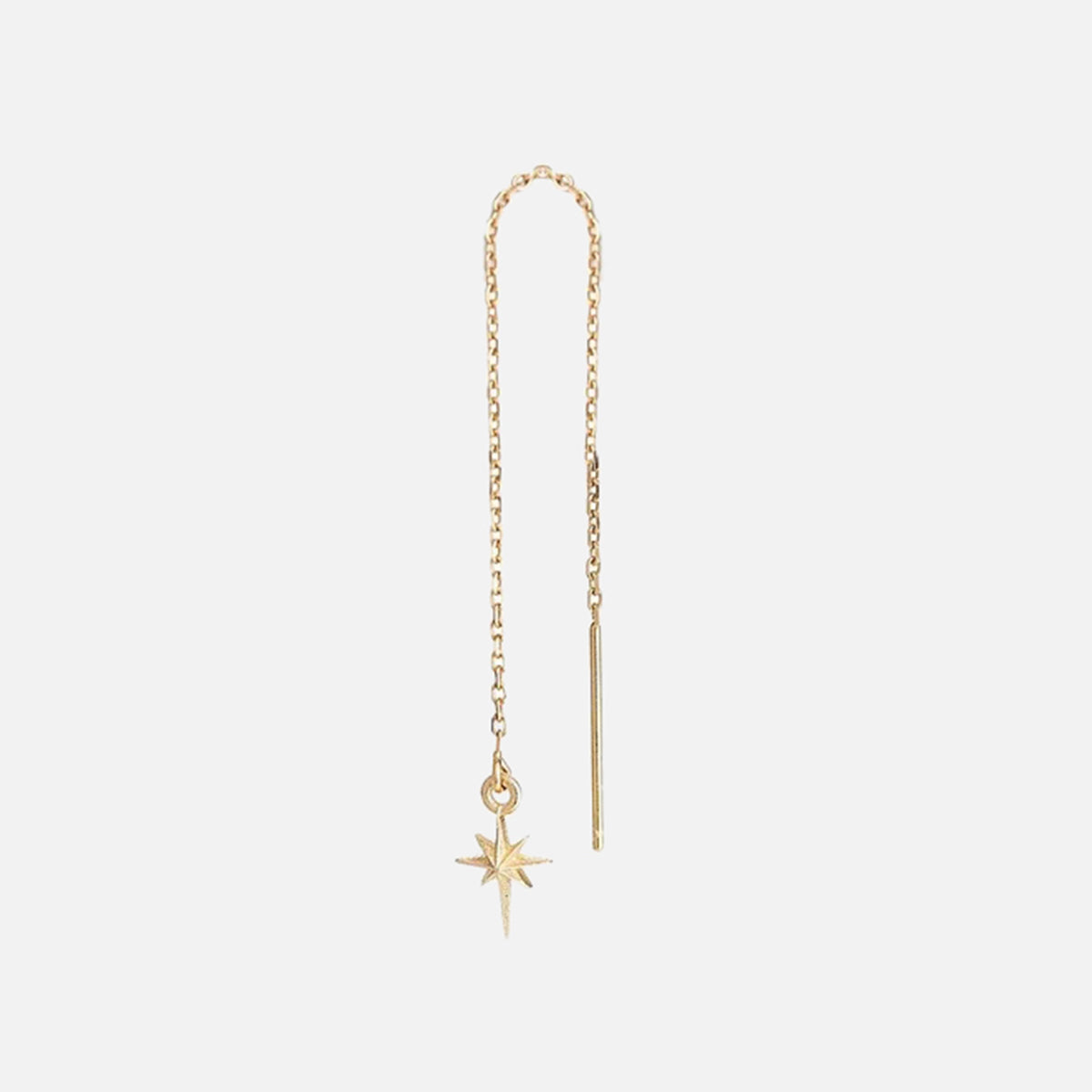 Itty Bitty Threader Earring, Star