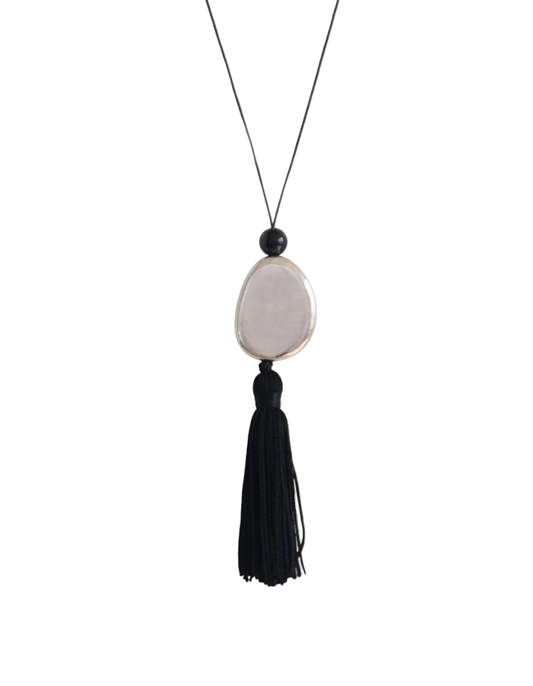 Tassel Cord Necklace 01