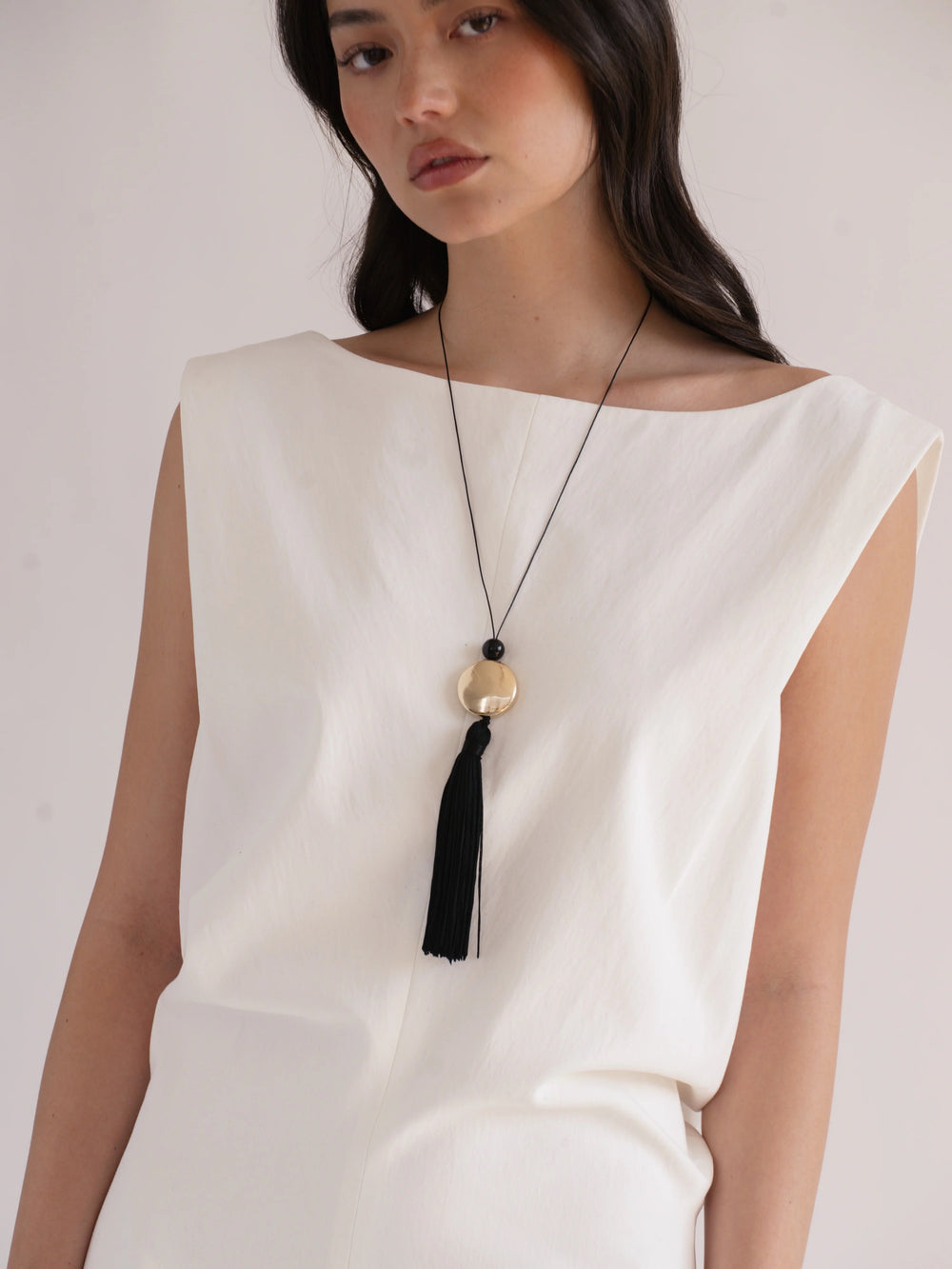 Tassel Cord Necklace 02