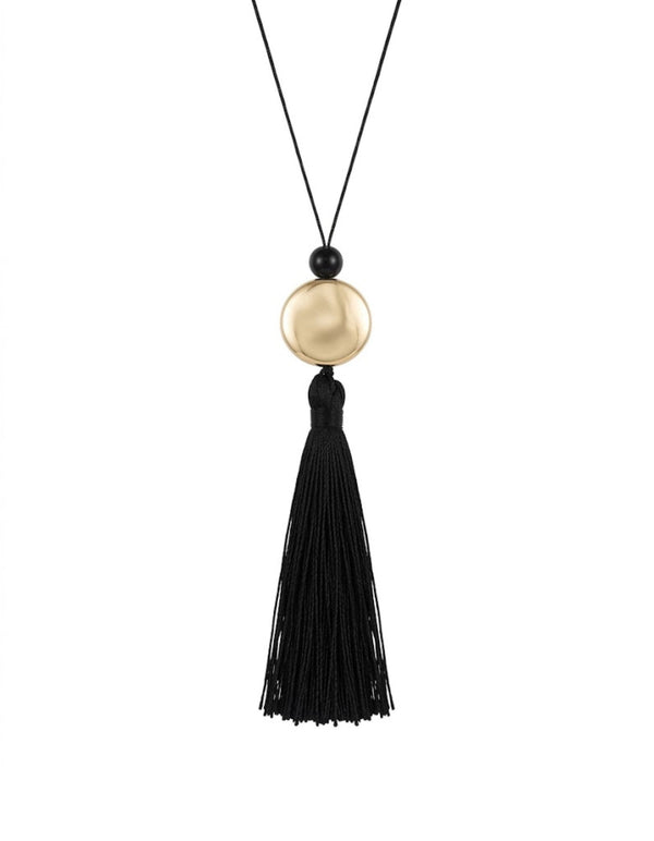 Tassel Cord Necklace 02