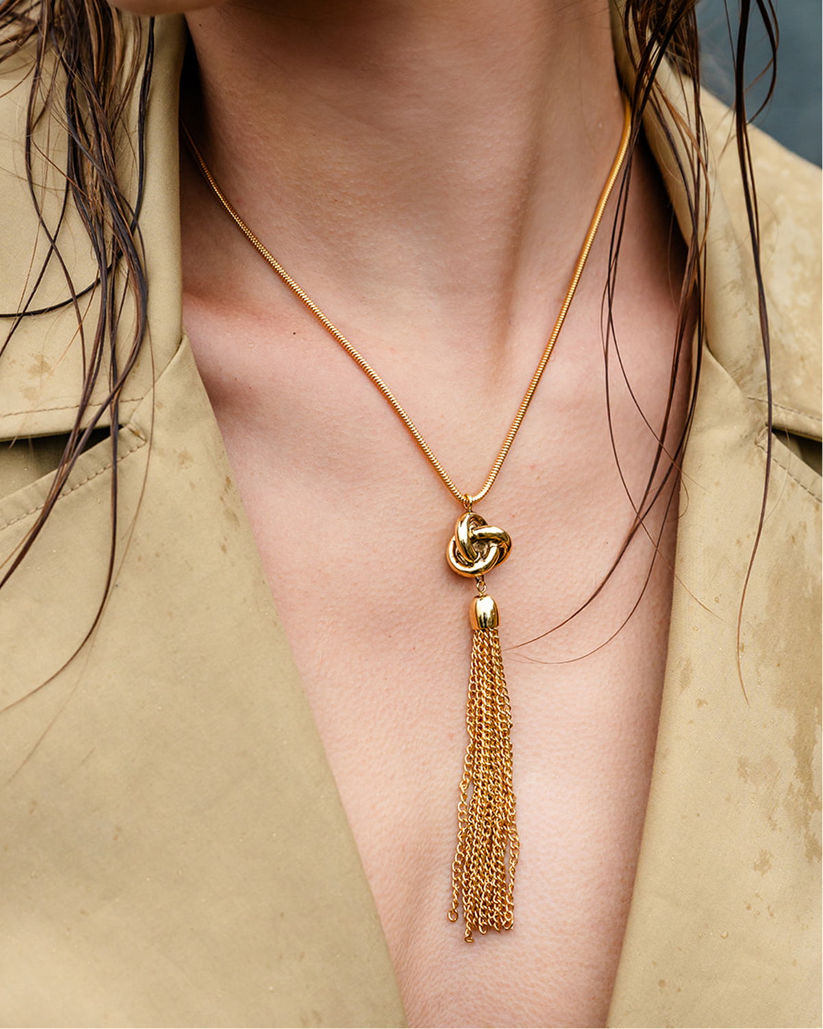 Tassel Knot Necklace