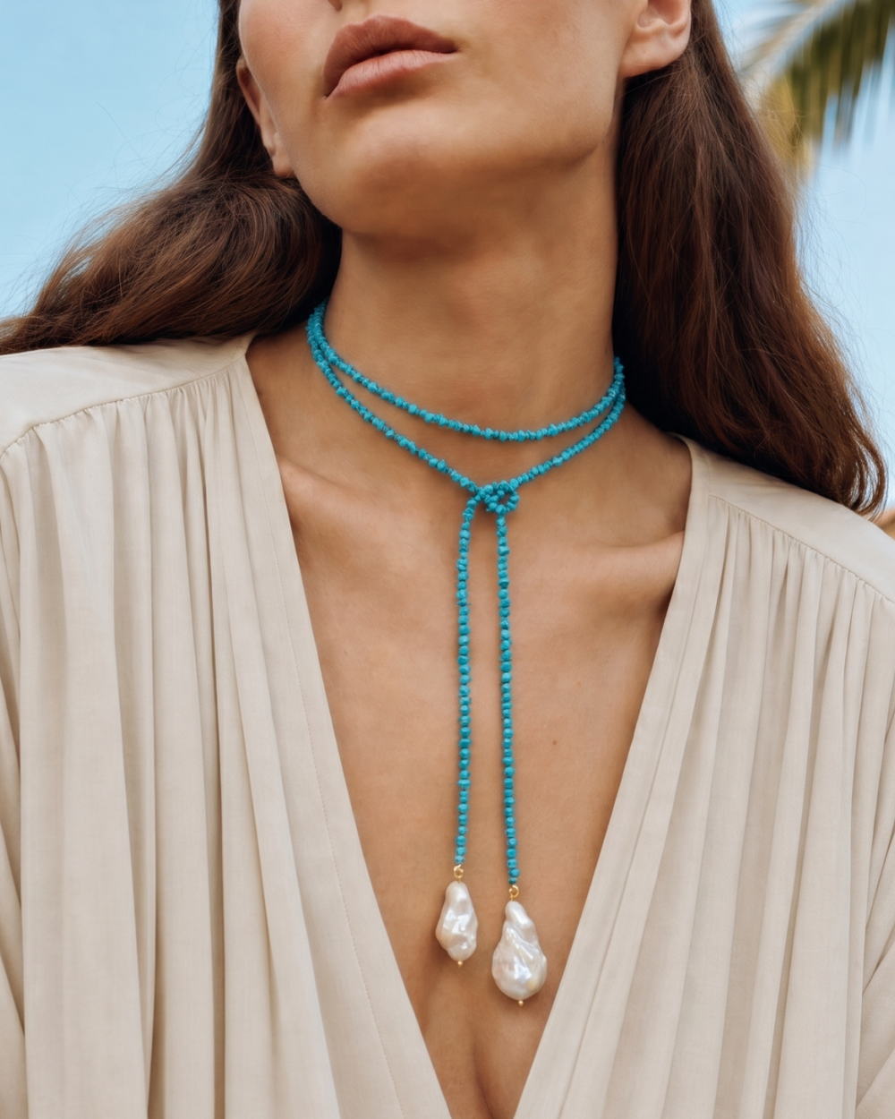 Classic Gemstone Lariat