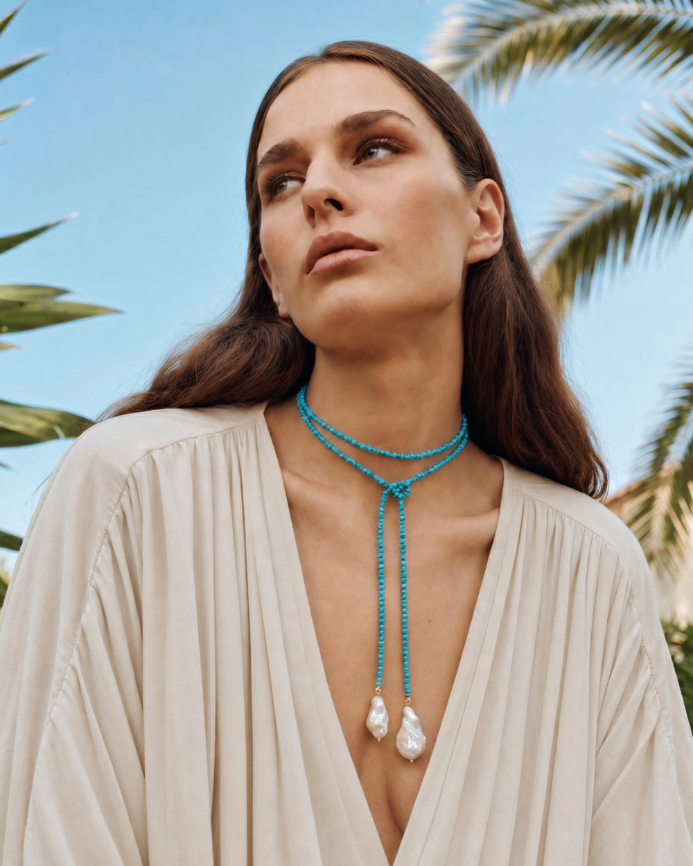 Classic Gemstone Lariat