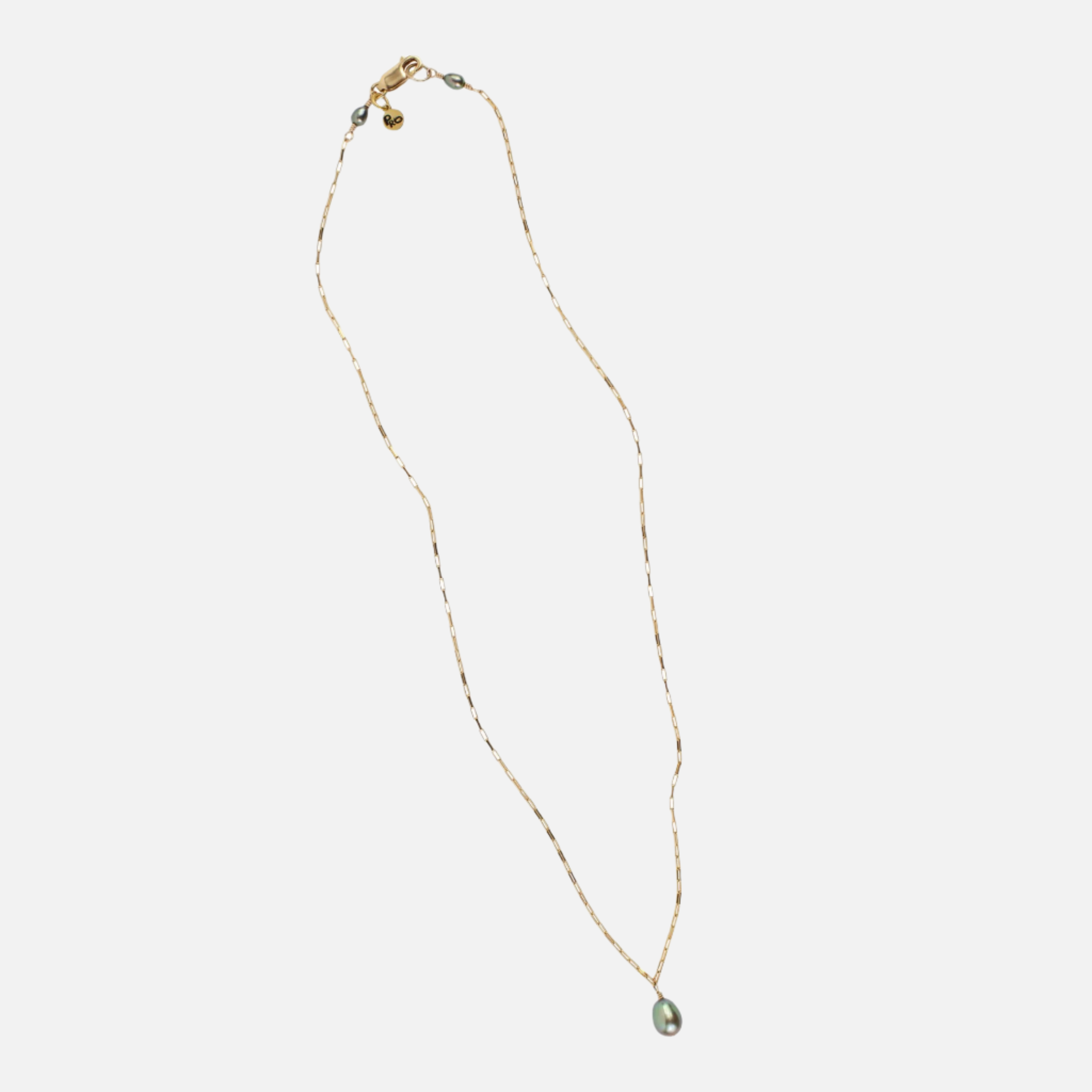 Sprout Necklace, Gold - At Present Jewelry