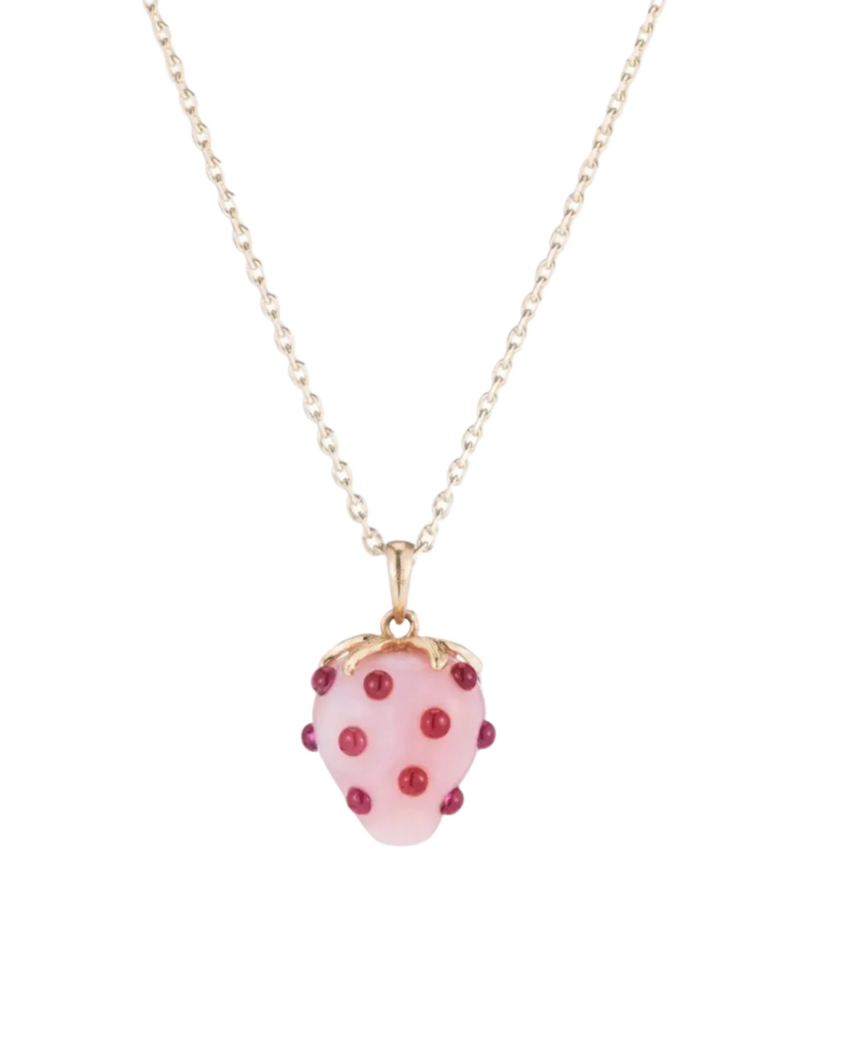 Ariel Gordon Jewelry Strawberry Opal Pendant - At Present Jewelry