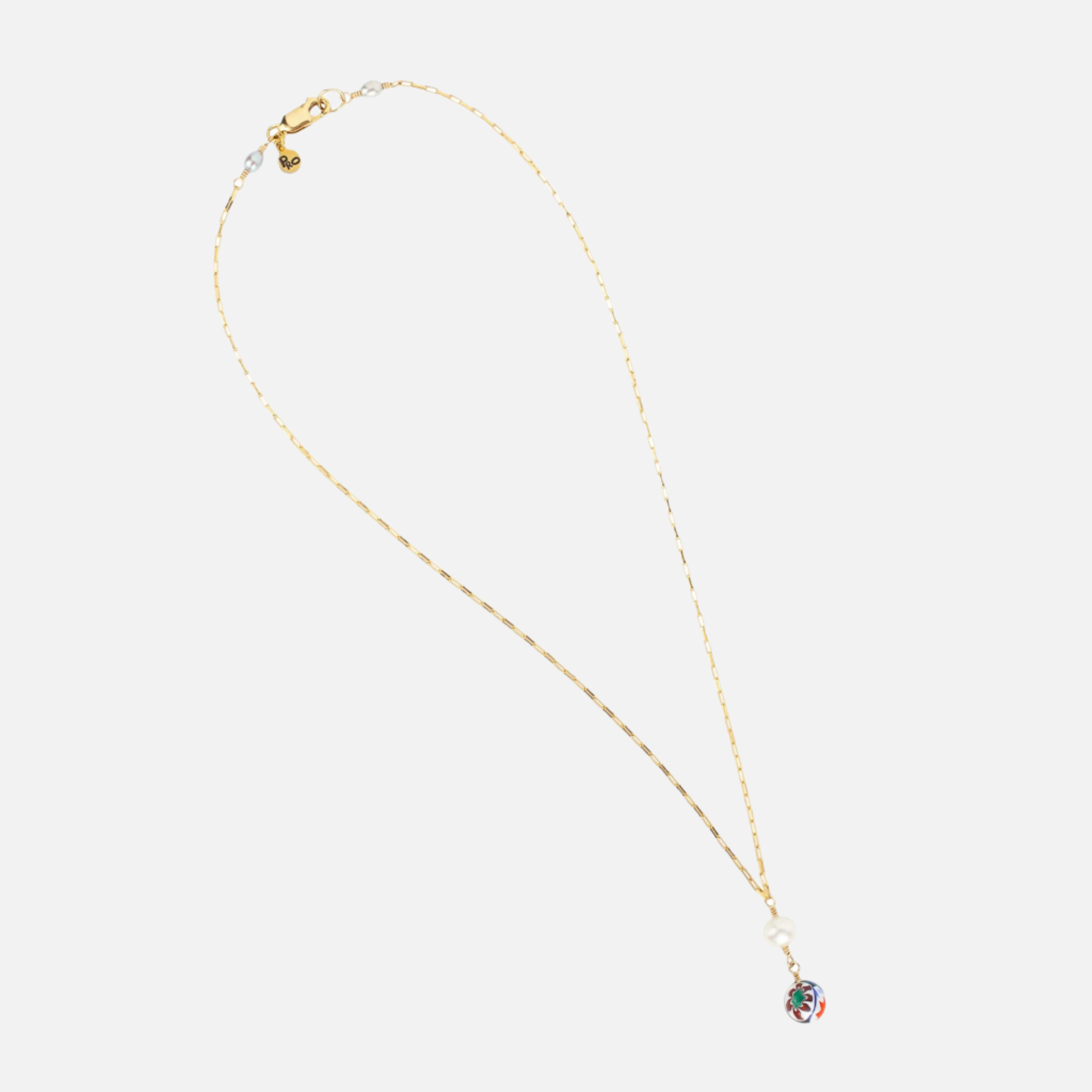 Orbit Necklace, Gold - At Present Jewelry