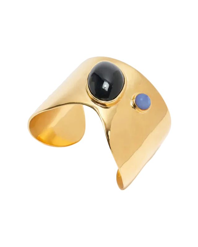 Organic Cuff in Twilight by Lizzie Fortunato - At Present Jewelry