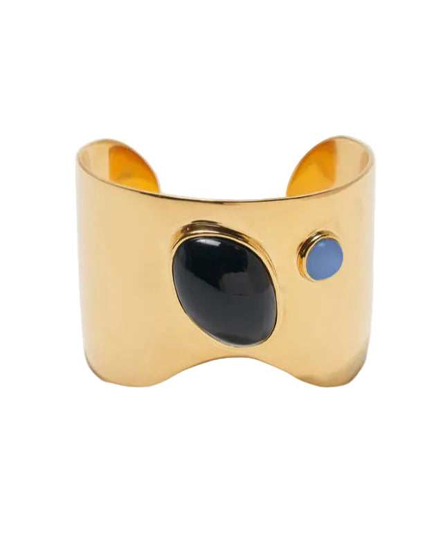 Organic Cuff in Twilight by Lizzie Fortunato - At Present Jewelry