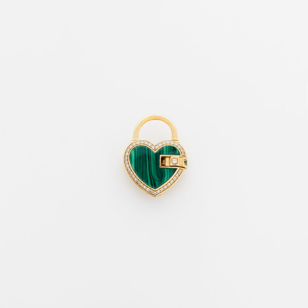 The Heart Padlock Mini by James Banks Design - At Present Jewelry