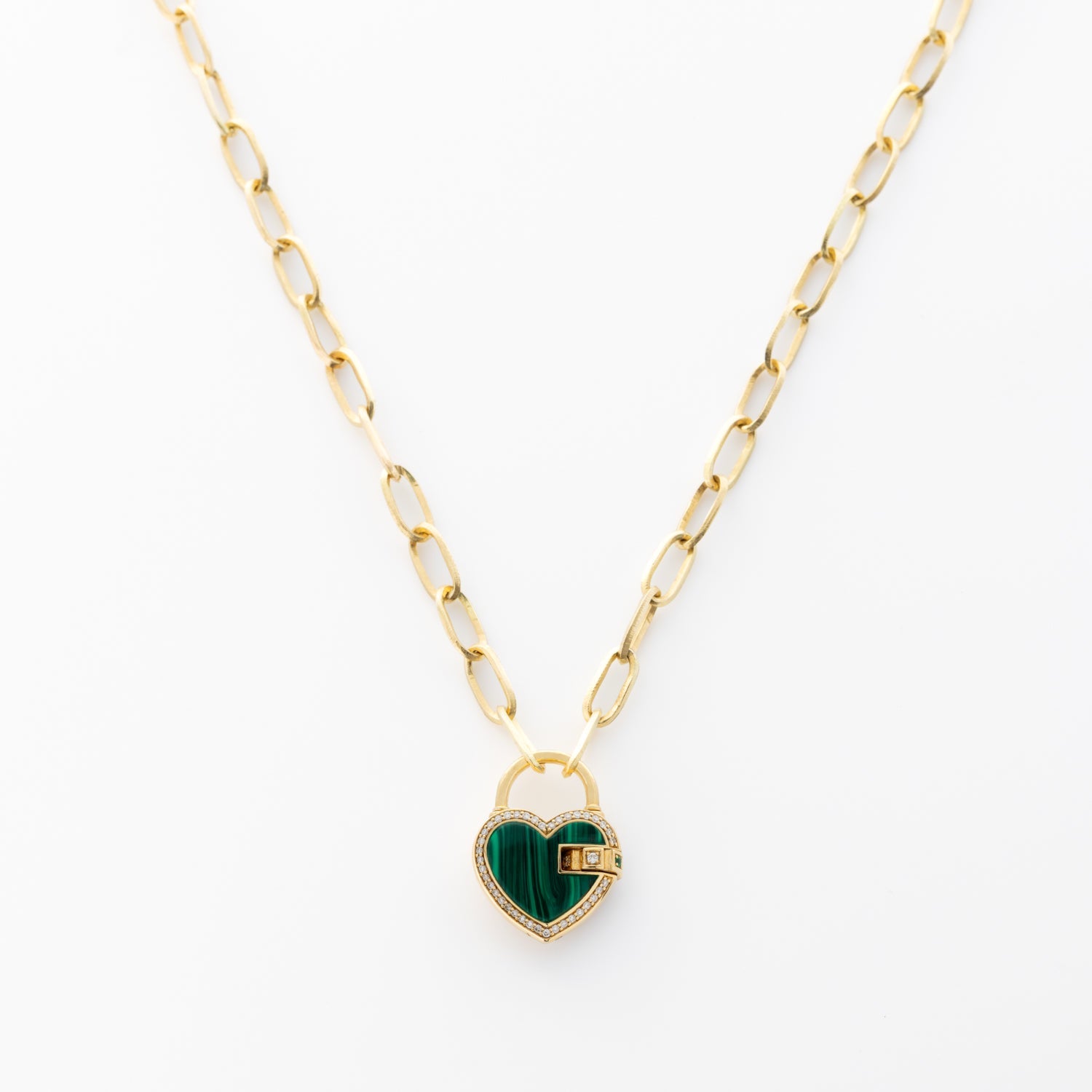 The Heart Padlock Mini by James Banks Design - At Present Jewelry