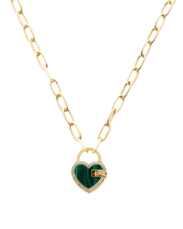 The Heart Padlock Mini by James Banks Design - At Present Jewelry
