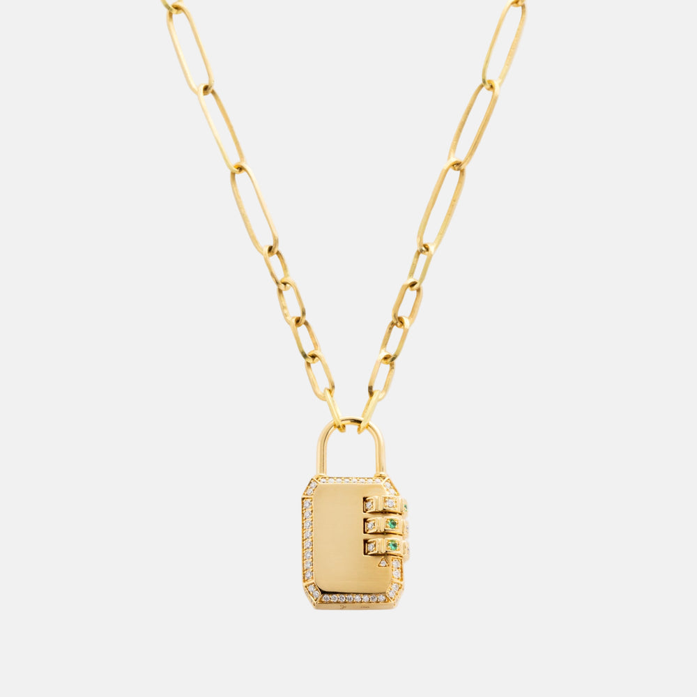 Large Code Padlock by James Banks Design - At Present Jewelry