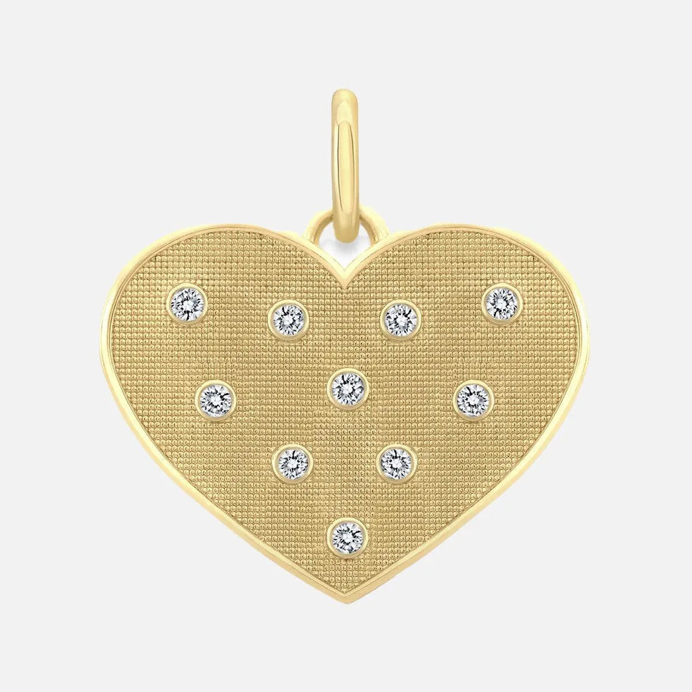 Birthstone Heart Pendant by Alice Pierre - At Present Jewelry