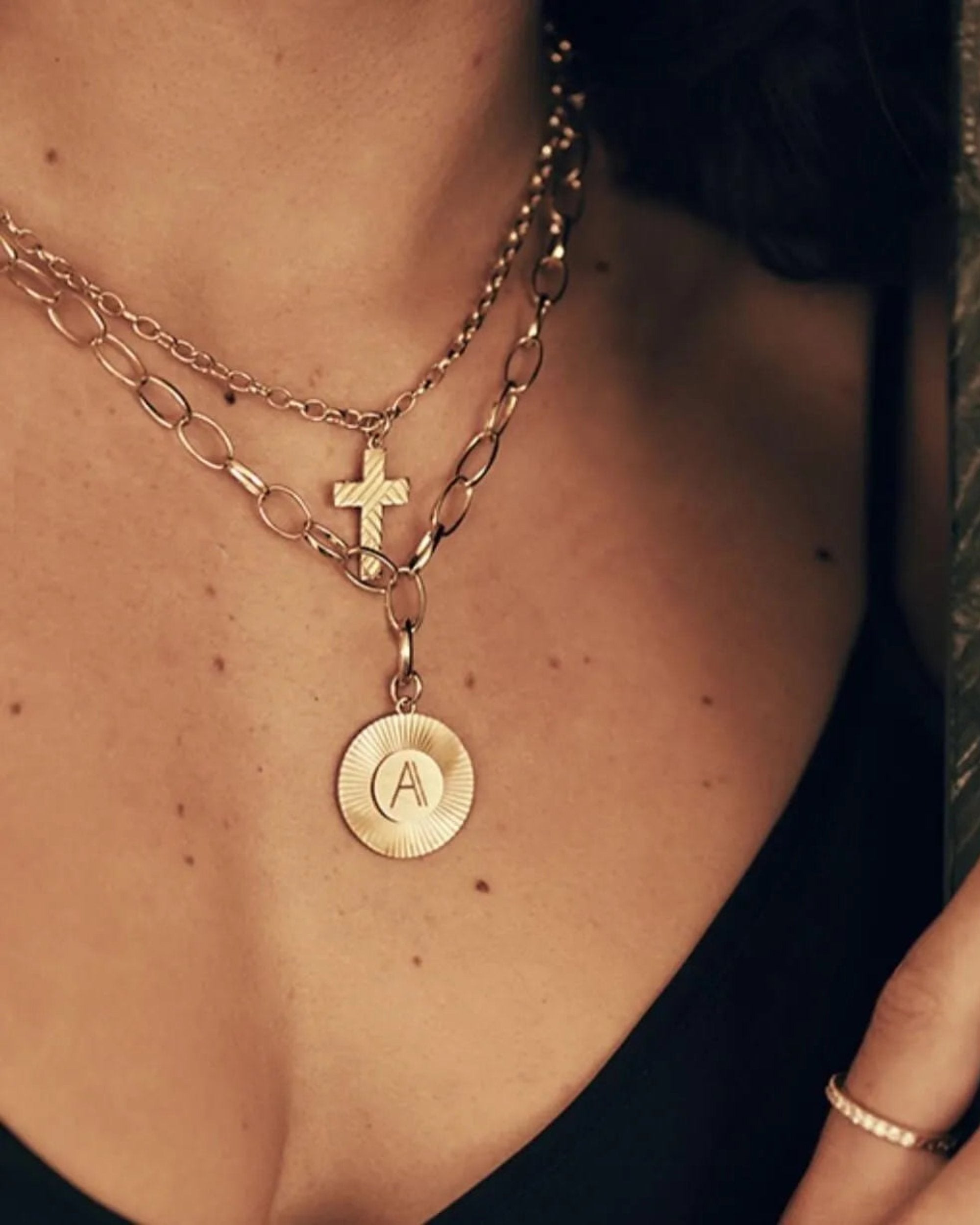 City Cross Pendant by Alice Pierre - At Present Jewelry