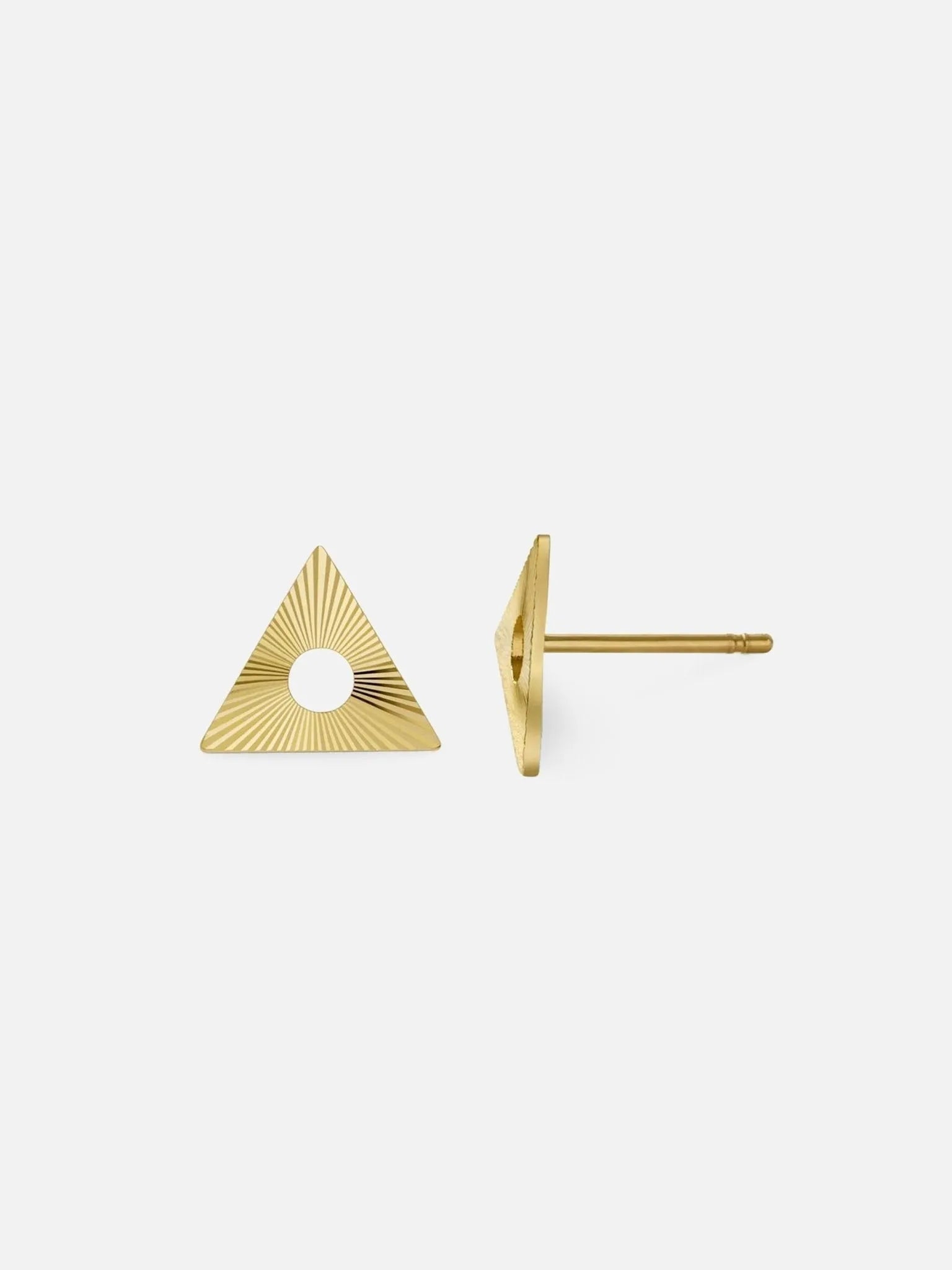 Geo Triangle Studs - At Present