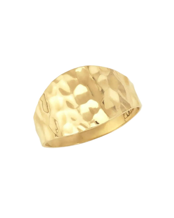 Hammered Cigar Band by Alice Pierre - At Present Jewelry