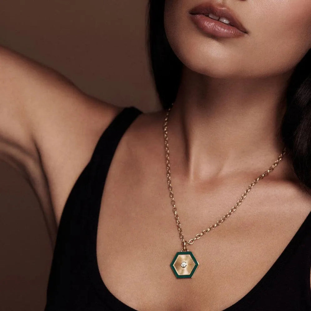 Prism Pendant, Diamond by Alice Pierre - At Present Jewelry