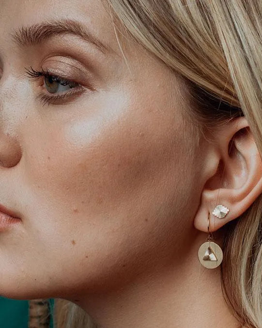 Puzzle Stud Earrings by Alice Pierre - At Present Jewelry