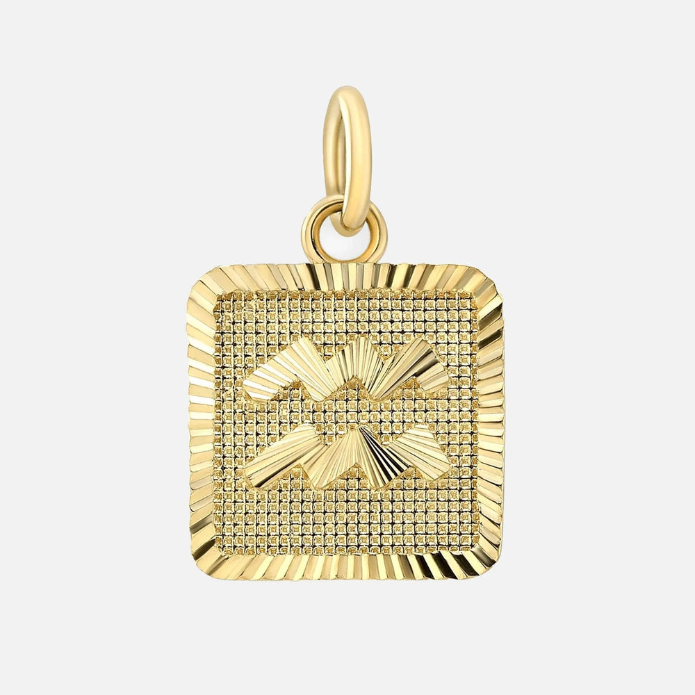 Zodiac Square Pendant by Alice Pierre - At Present Jewelry