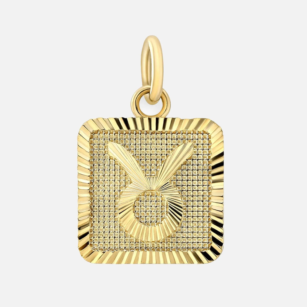 Zodiac Square Pendant by Alice Pierre - At Present Jewelry