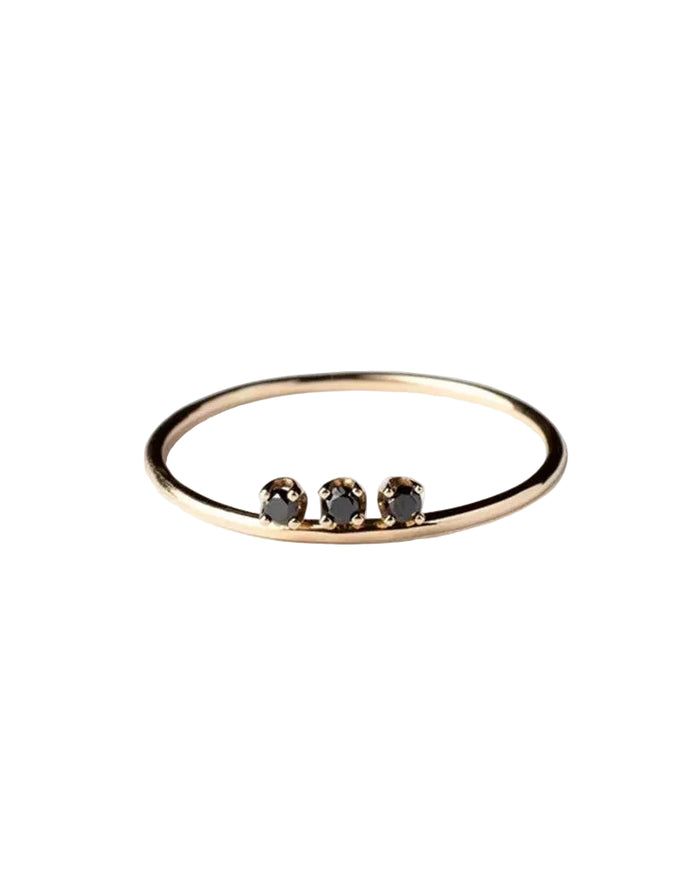 Floating Diamond Ring by A.M. Thorne - At Present Jewelry