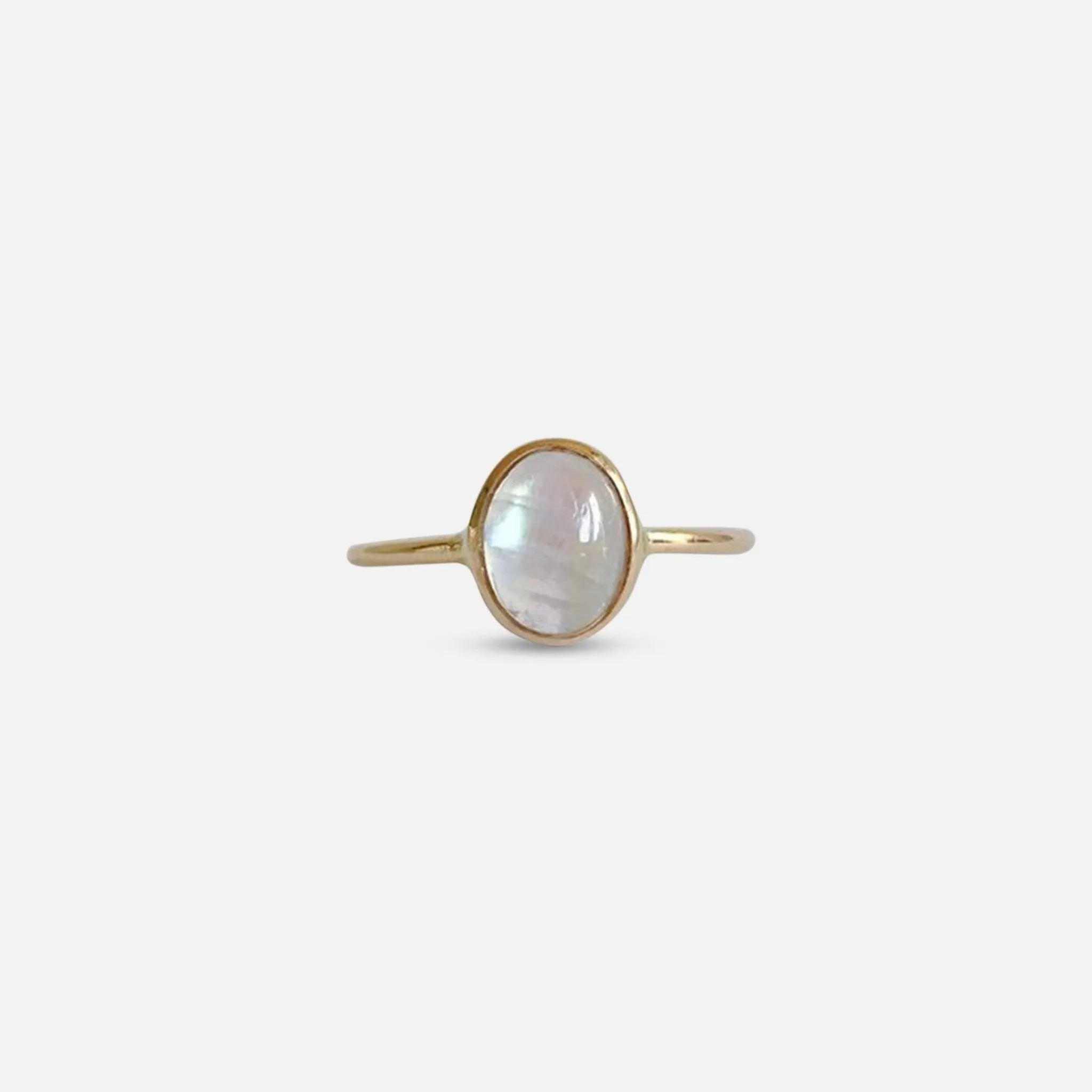 Oval Moonstone Ring - At Present