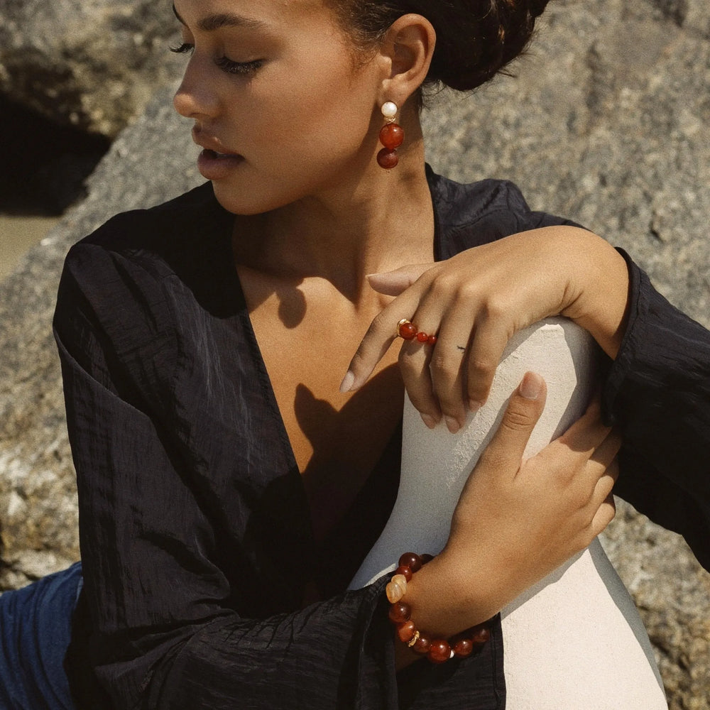 At Dusk Earrings by Anita Berisha - At Present Jewelry