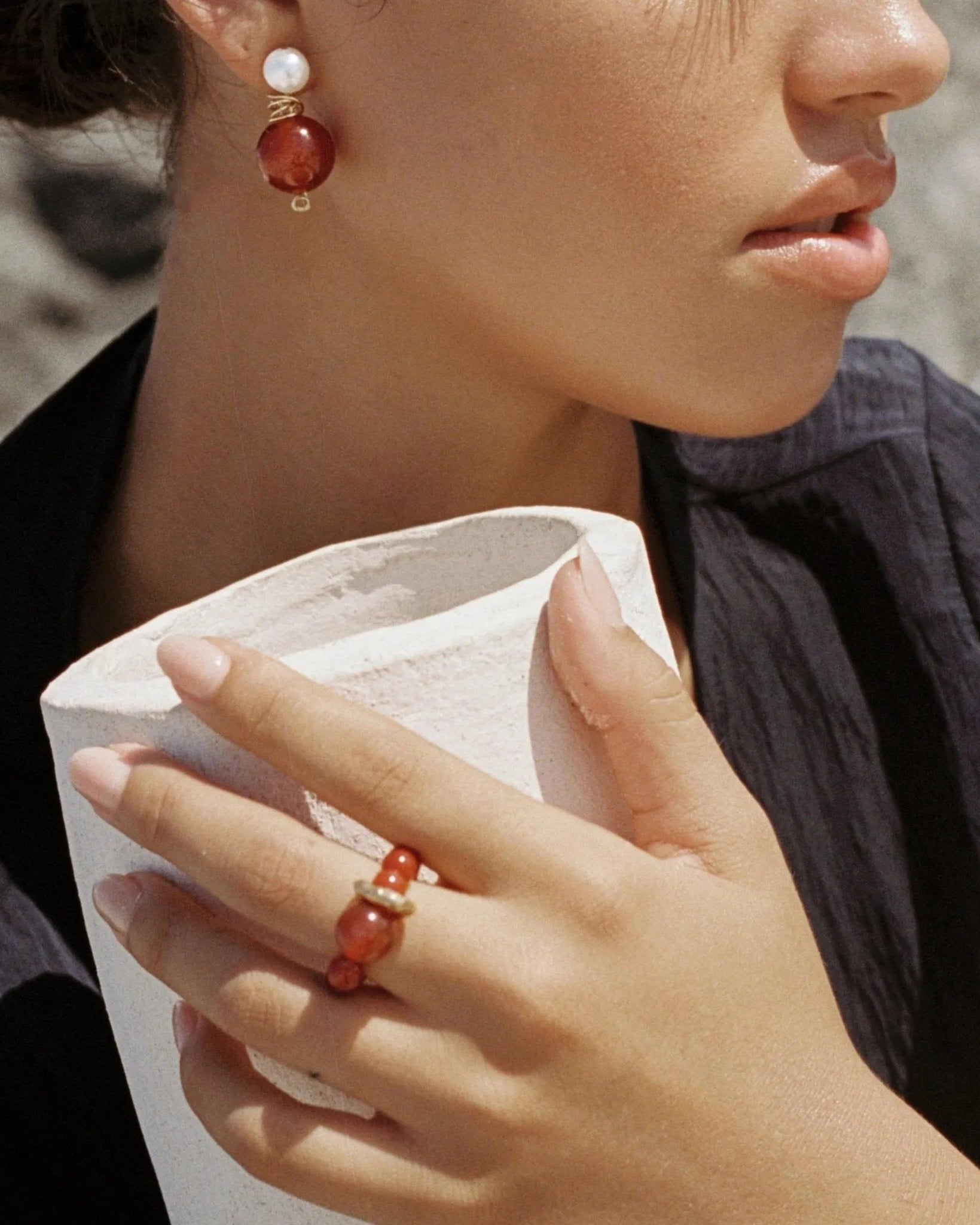 At Dusk Earrings by Anita Berisha - At Present Jewelry