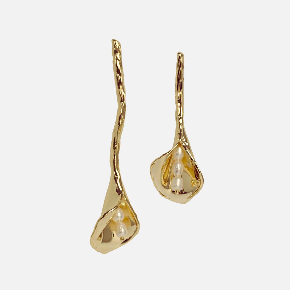 Calla Lily Earrings - At Present