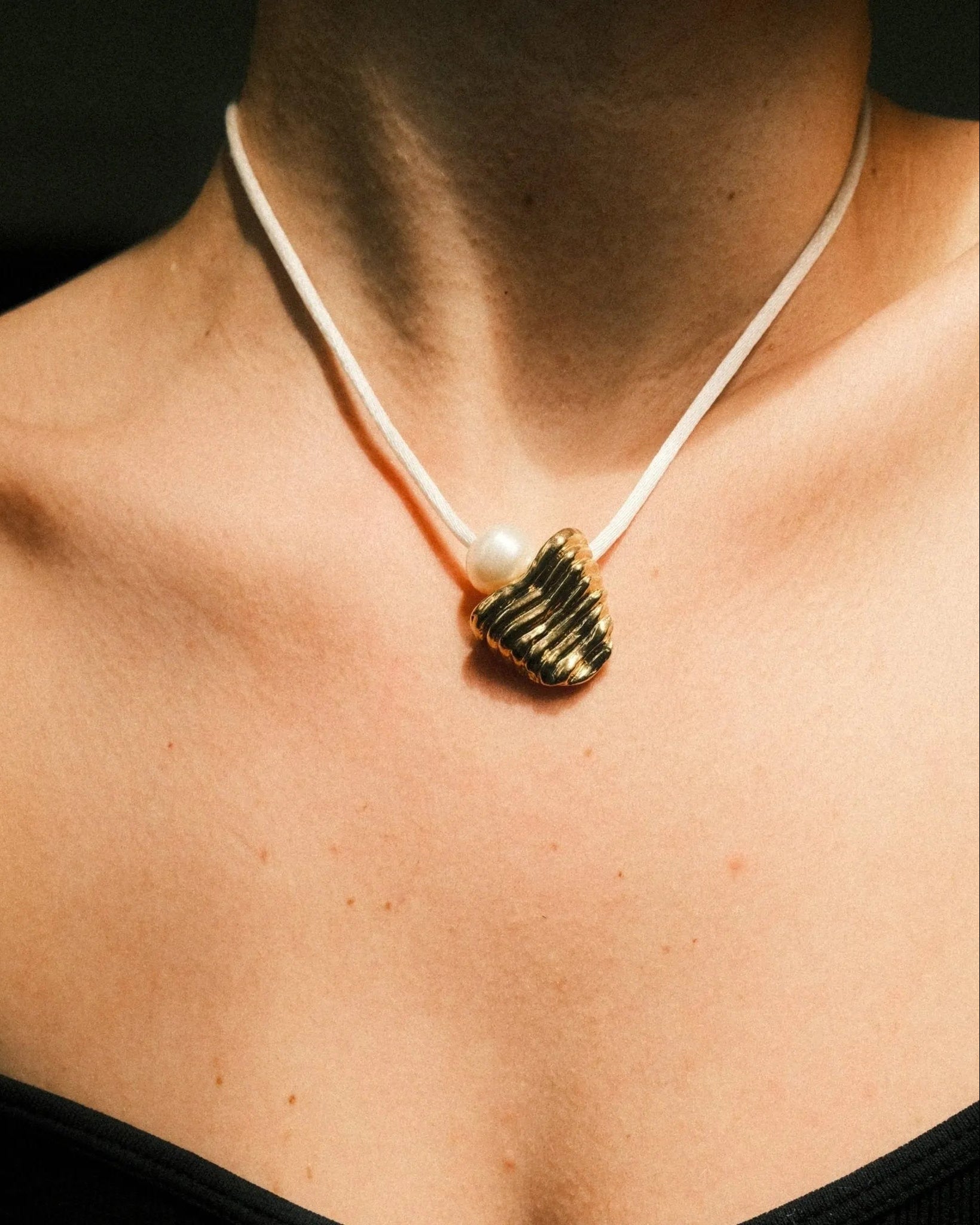 Pearl Formation Pendant by Anita Berisha - At Present Jewelry