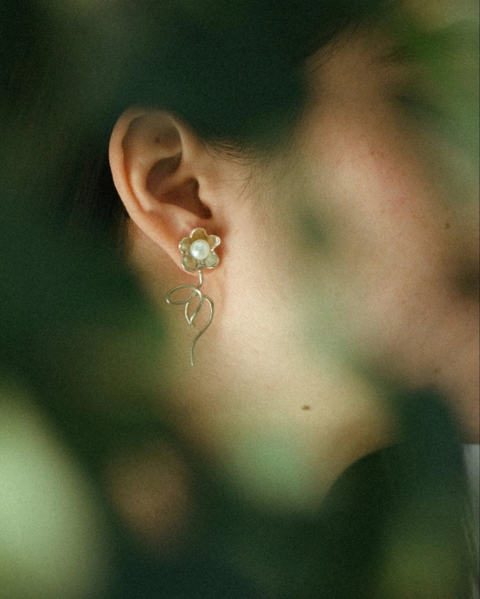 Stems and All Earrings by Anita Berisha - At Present Jewelry