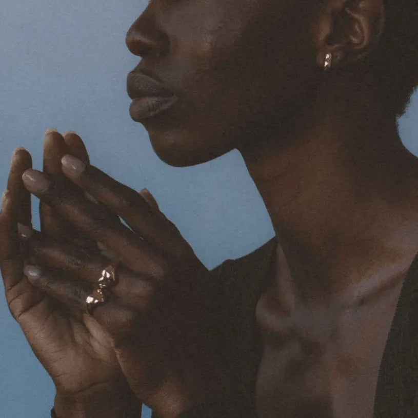 Bigger Heart Ring, Gold by Annika Inez - At Present Jewelry