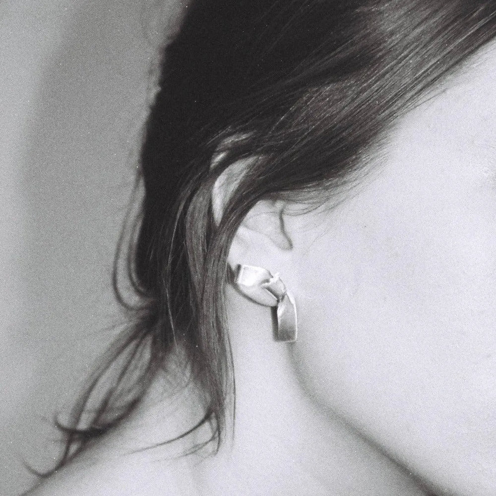 Grand Cravat Earrings, Small by Annika Inez - At Present Jewelry