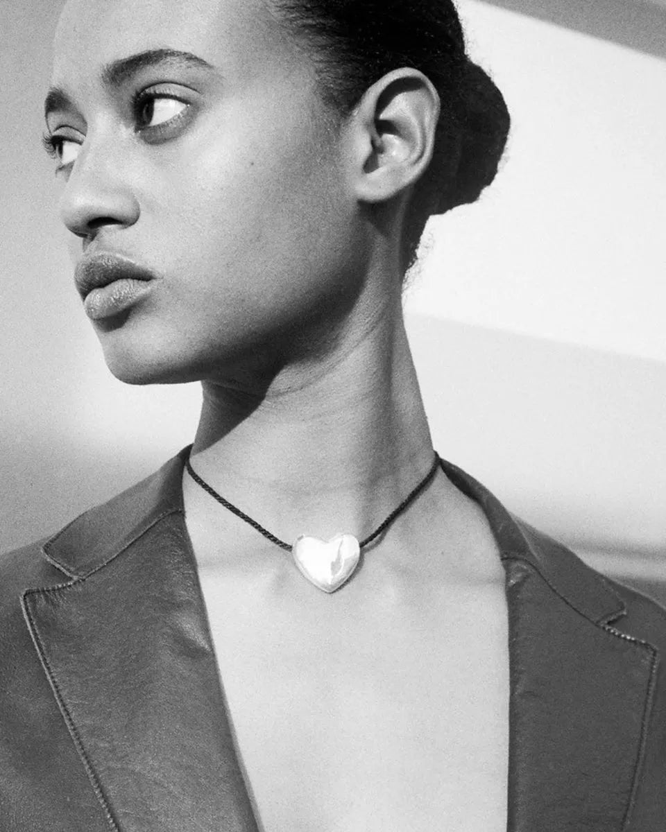 Large Heart Necklace by Annika Inez - At Present Jewelry