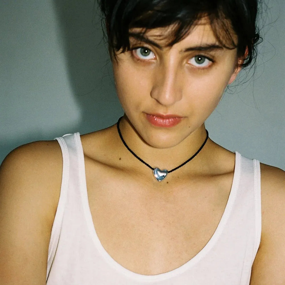 Heart Necklace, Small by Annika Inez - At Present Jewelry