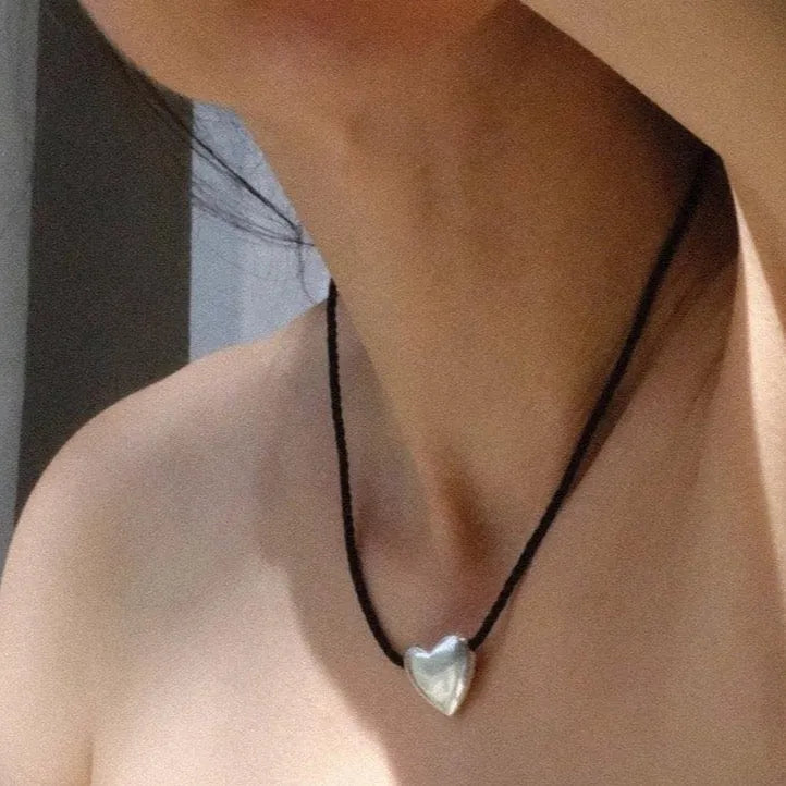 Heart Necklace, Small by Annika Inez - At Present Jewelry