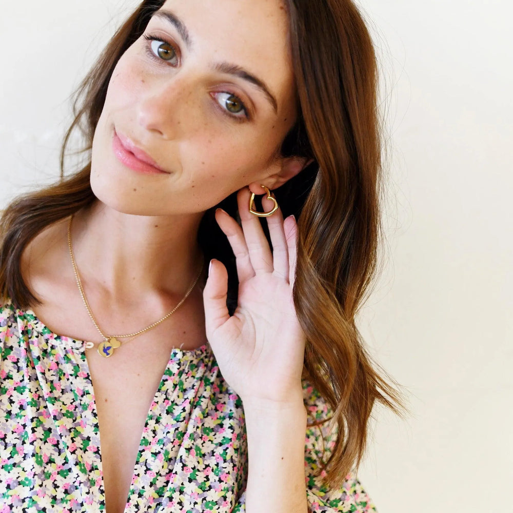 Heart Helium Hoops by Ariel Gordon Jewelry - At Present Jewelry