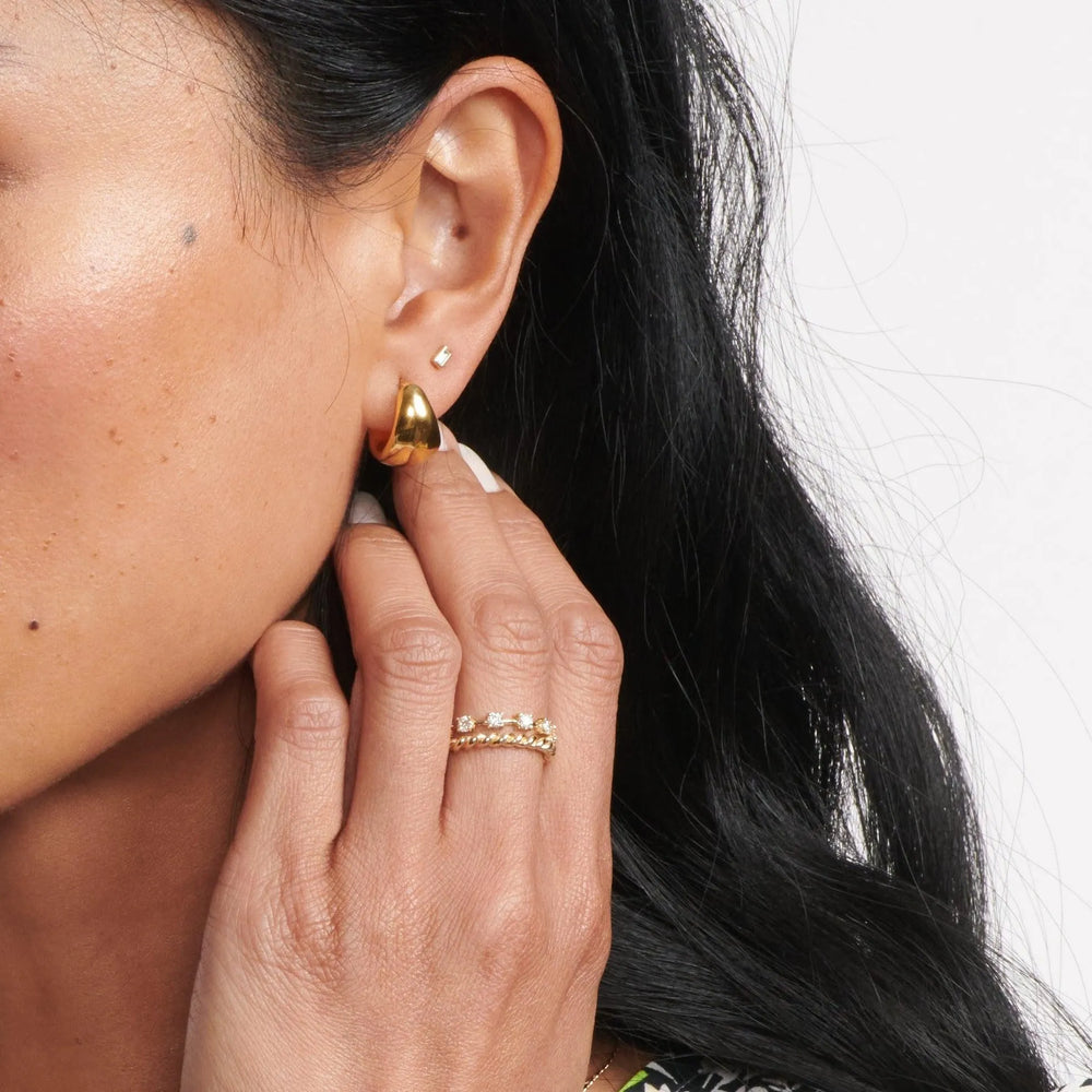 Helium Huggies by Ariel Gordon Jewelry - At Present Jewelry