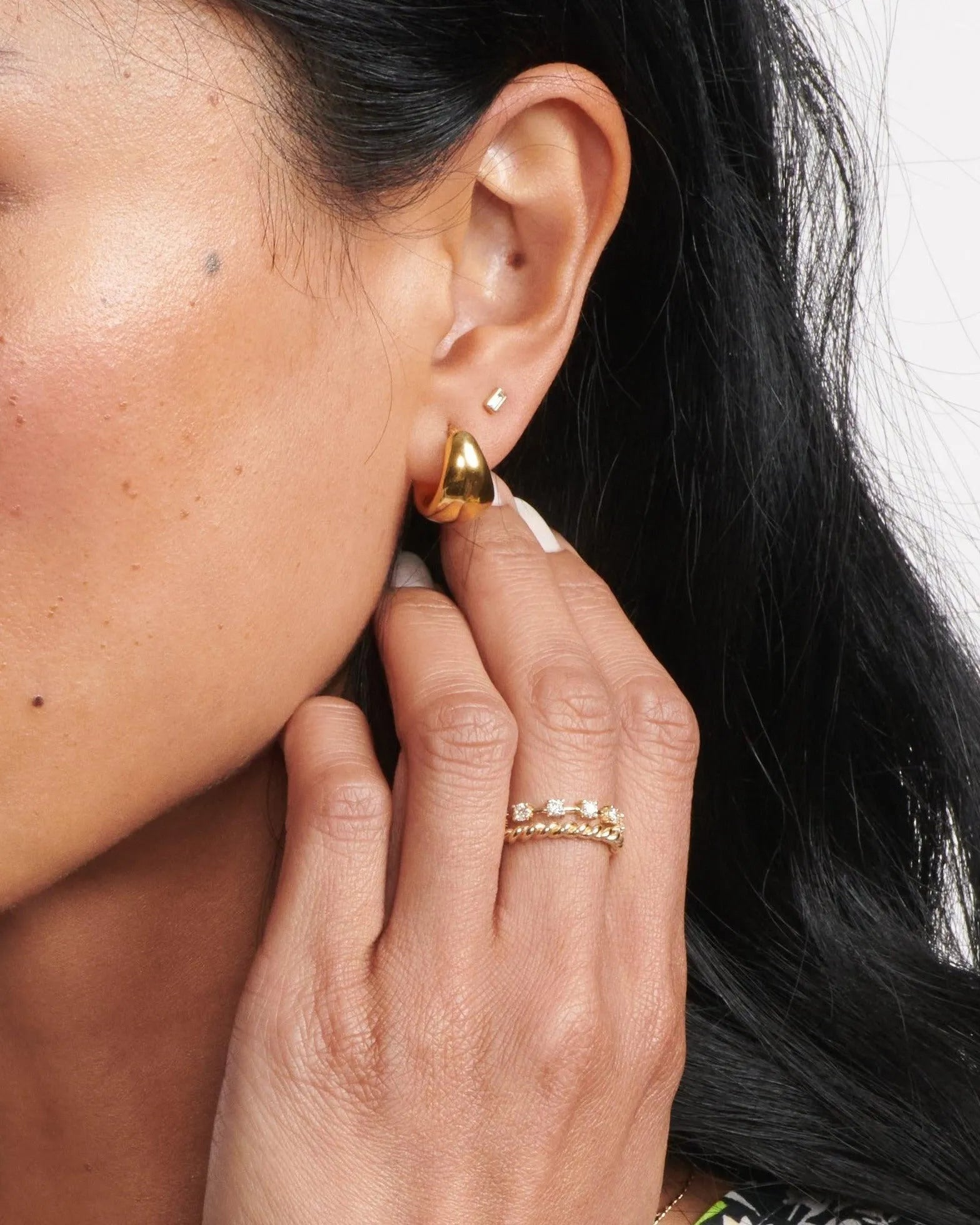 Helium Huggies by Ariel Gordon Jewelry - At Present Jewelry