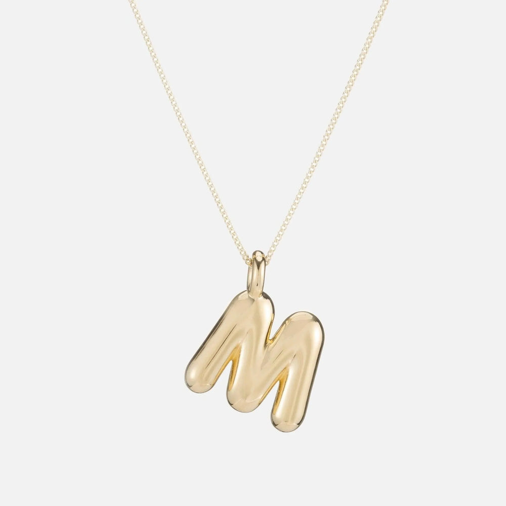 Helium Initial Pendant by Ariel Gordon Jewelry - At Present Jewelry