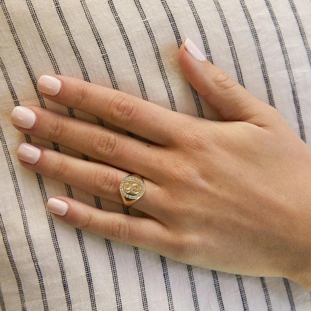 Ariel Gordon Jewelry Jumbo Signet Ring At Present Jewelry