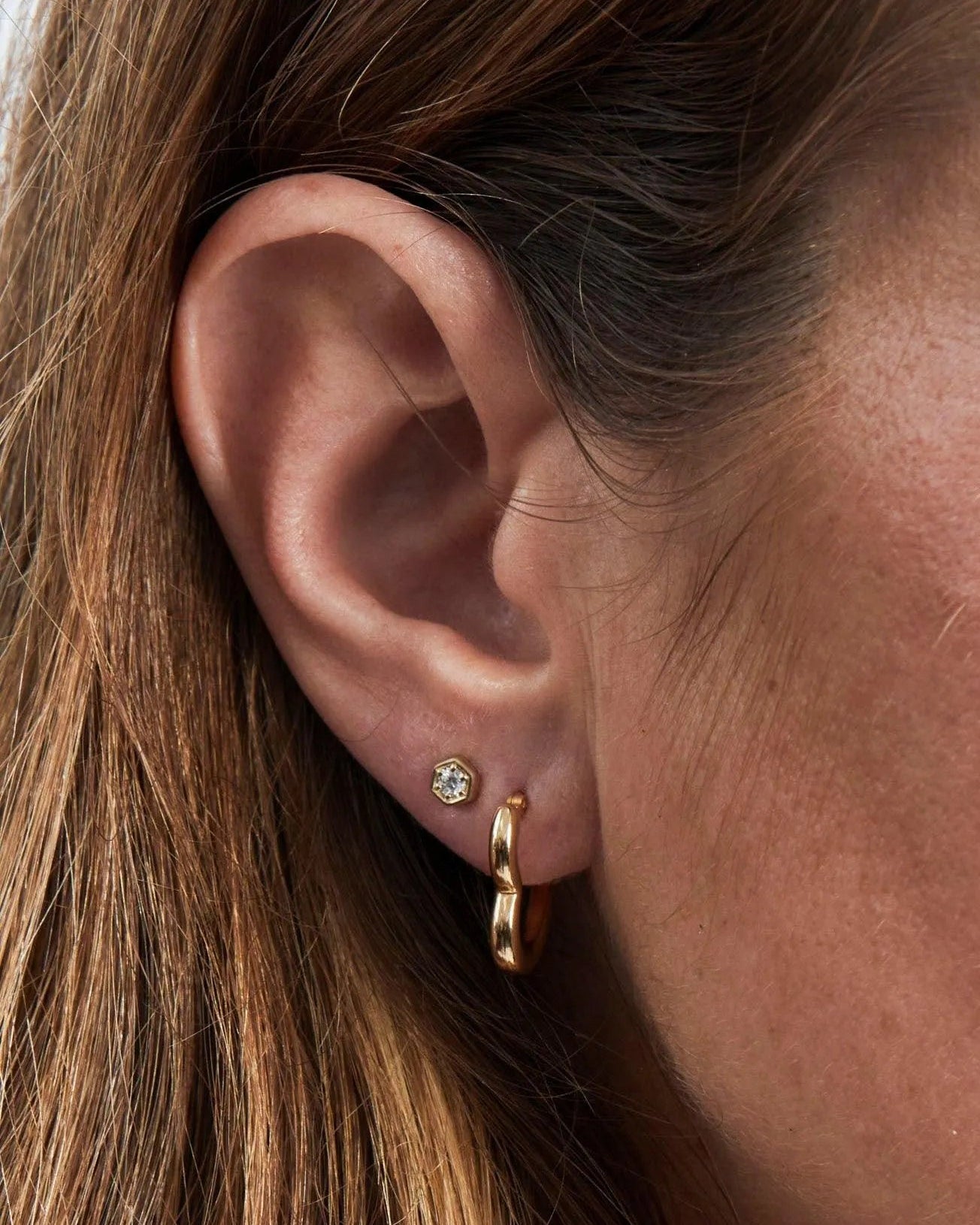 Junior Heart Helium Hoops by Ariel Gordon Jewelry - At Present Jewelry